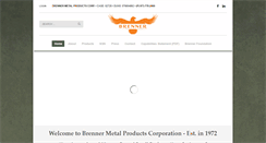 Desktop Screenshot of brennermetal.com